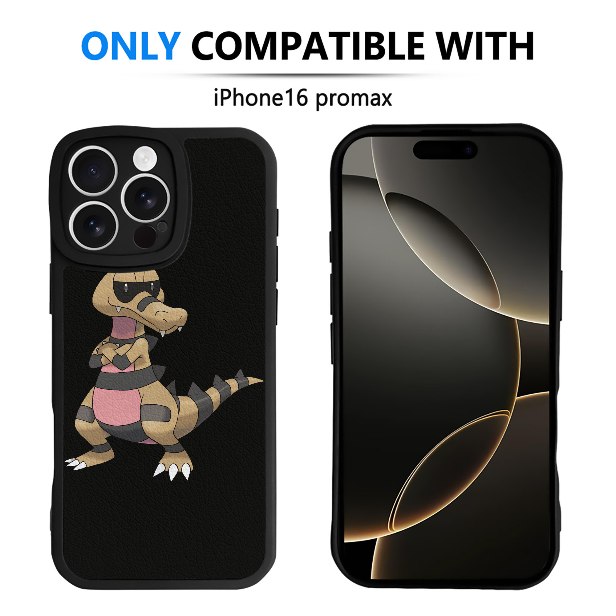 （画像用） ポケットモンスター Pokémon 【iPhone 16シリーズ対応】シリコンスマホケース（レザー調） 材質：シリコン